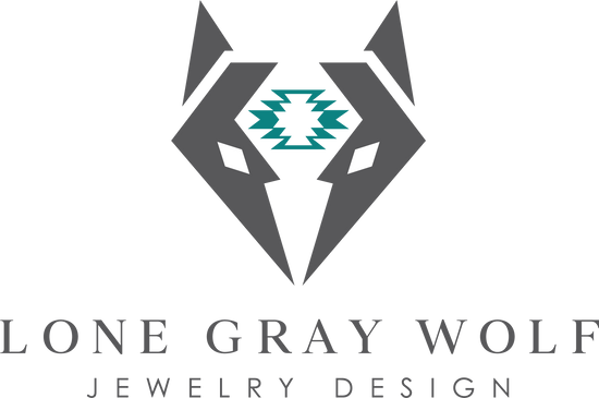 Lone Gray Wolf Jewelry Design