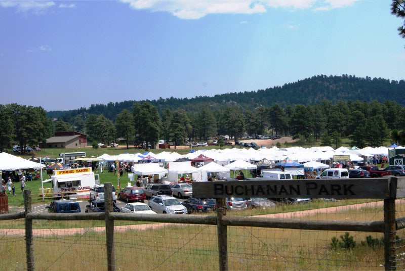 Summerfest - Evergreen Colorado - another show for Lone Gray Wolf Design Jewelry!