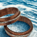 Hammered Sterling Silver and Copper Ring