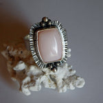 Pink Opal Sterling Silver Southwest Ring