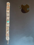 Kingman Turquoise Link Bracelet "Ancestral Echoes"