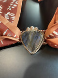 Labradorite Solid Sterling Silver Twilly Slide