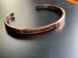 Copper Stamped Cuff Bracelet