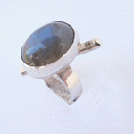 Labradorite Sterling Silver Statement Ring