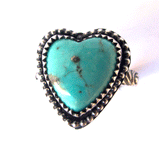 Candelaria Turquoise Heart Ring