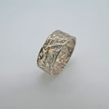Reticulated silver band size 5