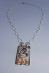 Birdseye Jasper Sterling Silver Necklace