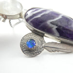 Amethyst Sterling Silver Necklace Warrior Woman