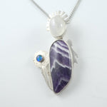 Amethyst Sterling Silver Necklace Warrior Woman