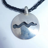 Sterling Silver Petroglyph Serpent Necklace