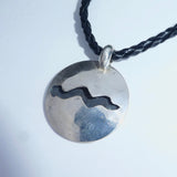 Sterling Silver Petroglyph Serpent Necklace