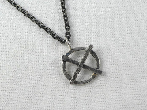 X and O Sterling Silver Necklace