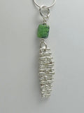 Zoisite Sterling Silver Necklace