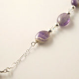 Brazilian Amethyst Feather Necklace