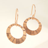 Copper Hoop Earrings