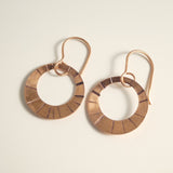 Copper Hoop Earrings