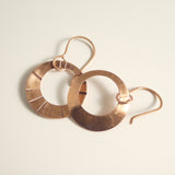 Copper Hoop Earrings