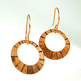 Copper Hoop Earrings