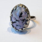 Lepidolite Lavender Sterling Silver Ring