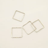 Square Sterling Silver Stacking Ring