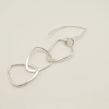Hill Tribe Silver Triangle Cascade Earrings