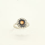 Spiny Oyster Shadow Box Sterling Silver Ring