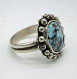 Golden Hills Turquoise Sterling Silver Statement Ring